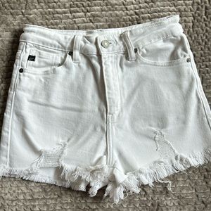 KanCan White Denim Shorts Size Small